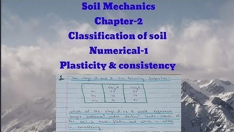 #1numerical on classification of soil || plasticity chart || soil mechanics || civil engineering ||