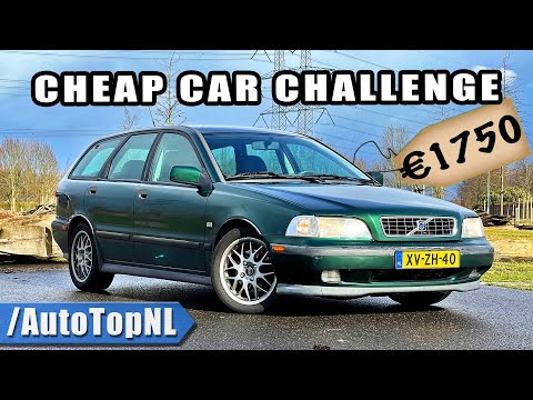 €2000 Car Challenge | 1999 Volvo V40 T4 | REVIEW on AUTOBAHN by AutoTopNL