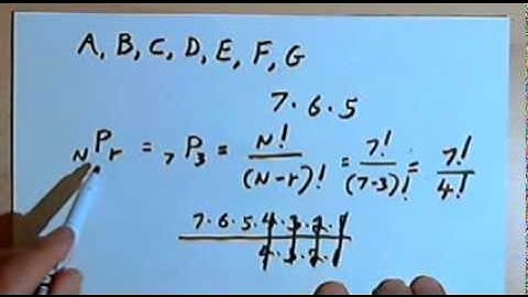 Permutations and Combinations, part 1 128-1.10.a