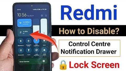 Notification & Control Centre Show when device is locked in any redmi/Xiaomi mobile | miui 14