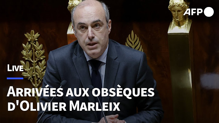 🔴 LIVE - Arrivées aux obsèques du député Les Républicains Olivier Marleix