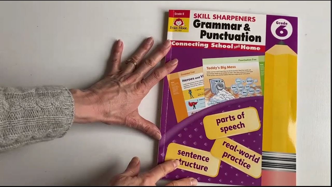 BEST Grammar Full-Color Themed Activities | Evan Moor Skill Sharpeners Grammar & Punctuation Review