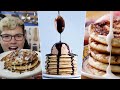 I tested insane pancakes recipes tiramisu pancakes cinnamon roll