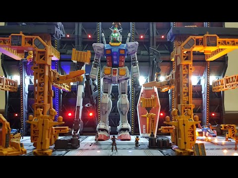 Gundam RX78 Hangar Base Diorama - YouTube