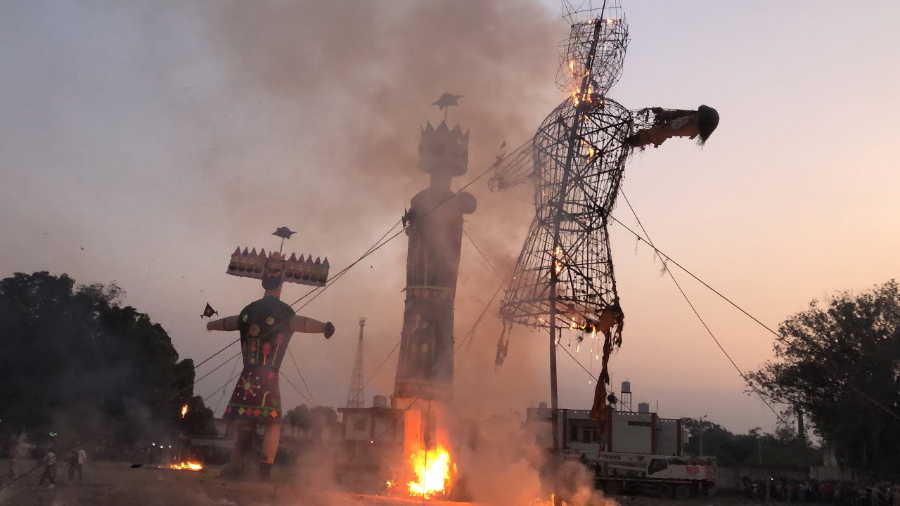 Amritsar Dussehra 2023 largest ravan 120ft 