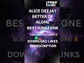 Alice Deejay - Better Off Alone | Best Instrumental Ringtone - Alarm Sound