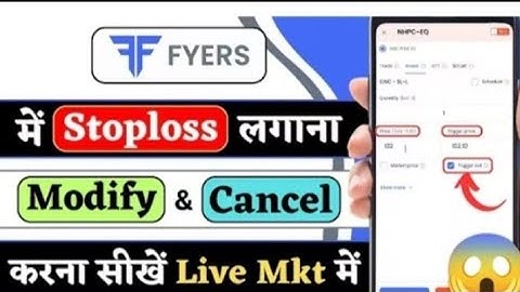 "How to Set Stoploss & Target in FYERS | Step-by-Step Guide for Beginners!"