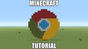 Minecraft Pixel Art Tutorial - Google Chrome Logo