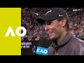 Rafael Nadal on-court interview (SF) | Australian Open 2019