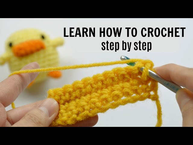 LEARN TO CROCHET (for real this time)