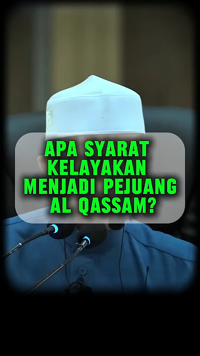 Apa Syarat Menjadi Pejuang Al Qassam? @UnaisMediaworks #akhirzaman #gaza #palestine