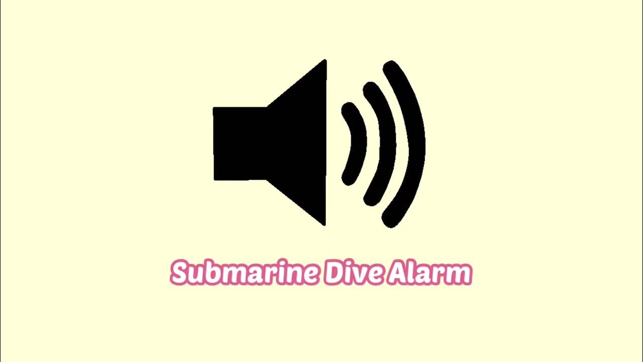 Submarine Dive Alarm Sound Effect YouTube