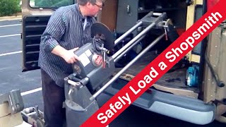 How To Safely Load a Shopsmith (AKA: Shop Smith) Mark V for Transport Man, this is some fine videography! Anyway, I recently purchased a ShopSmith Mark V and as I loaded it into my van I realized that I