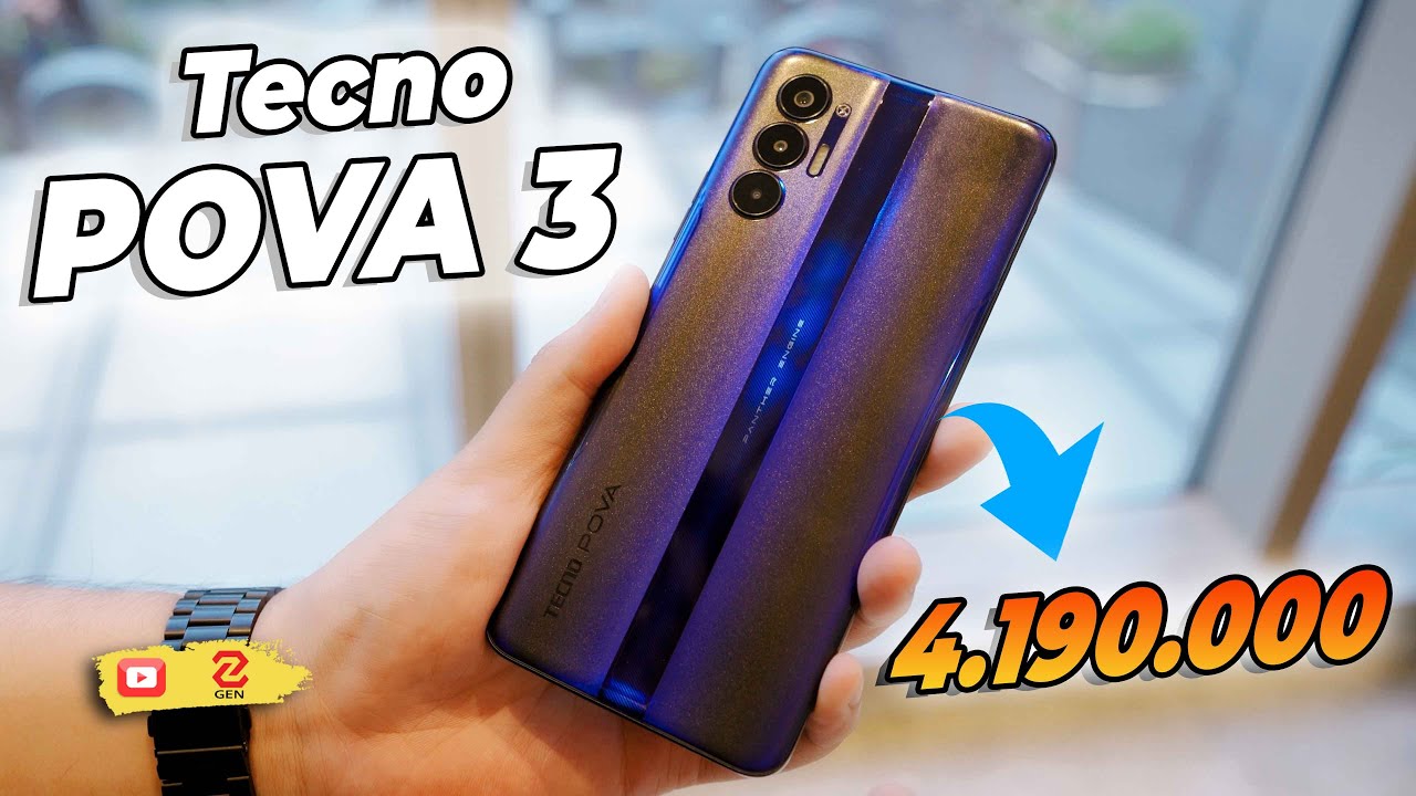 Trên tay TECNO POVA 3: smartphone gaming giá chỉ hơn 4 triệu NGẦU NHẤT ! | Genz