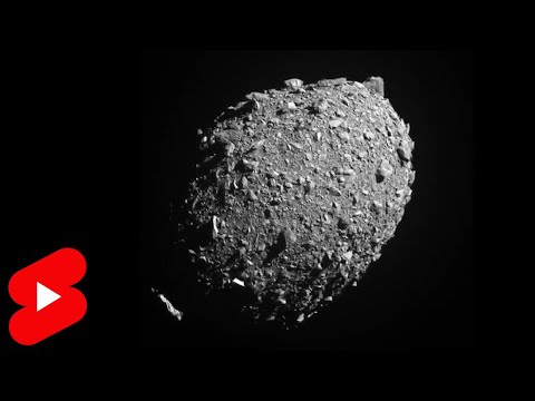 DART Mission’s successful impact with asteroid Dimorphos #Shorts