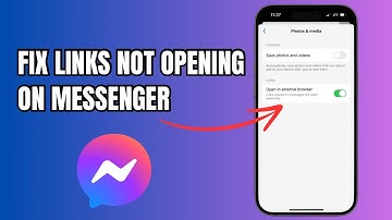 Fix Links Not Opening On Messenger | Messenger Links Not Working | Problem Fixed!