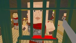 Zamknęli mnie w OKROPNYM więzieniu! (Paint the Town Red) screenshot 2