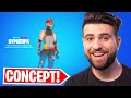 Reacting to my ICON SKIN Concept! (Fan-made)