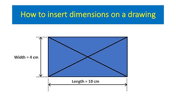 HOW TO INSERT DIMENSIONS TO A SIMPLE DRAWING
