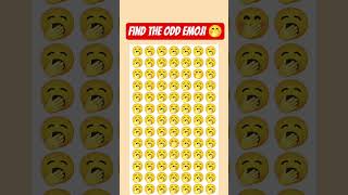 find the odd emoji #viral #emoji #shortsfeed #emojichallenge #emojichallenge #eyes #opticalillussion