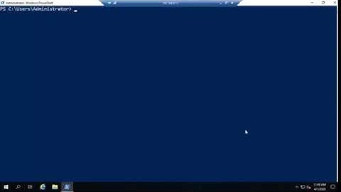 Installing ADDS from PowerShell