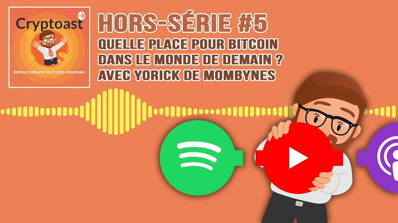 Podcast hors-série #5 - Quelle place pour bitcoin dans le monde de demain ?  Avec Yorick De Mombynes