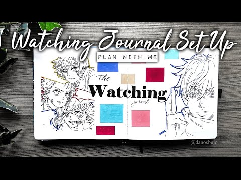 Starting a NEW JOURNAL !! The Watching Journal Set Up | Plan With Me | Dano's Bujo