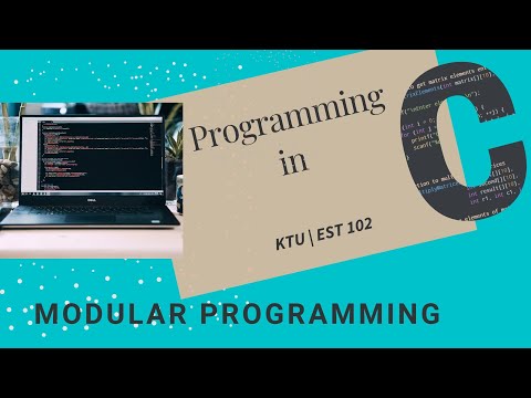 Video 39: Modular programming- Introducing concept of functions