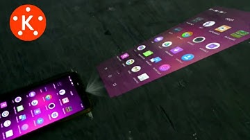 Hologram Effect by Kinemaster | Floating mobile phone screen | Kinemaster Editing | Technomitz