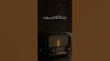 عليهم ثياب سندس خضر 🌿 | تلاوة تلامس القلب للشيخ محمد صديق المنشاوي