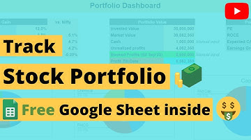 Track Stock Portfolio Using Google Sheets (FREE Google Sheet inside!)