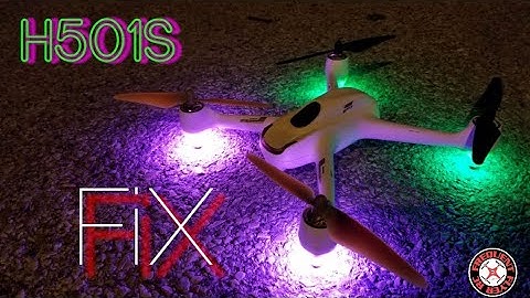 Hubsan H501S Night Flight Fix with Commentary