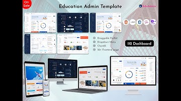 EduAdmin – LTR Style Admin Panel Dashboard in Light & Dark Version