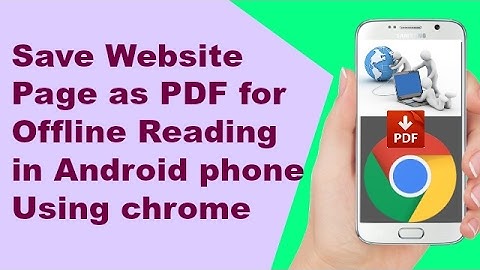 how to Save Website Page as PDF for Offline Reading in android phone