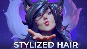 The Secrets to Stylized Hair - Ep 2 - Zbrush, Maya, Painter, Toolbag