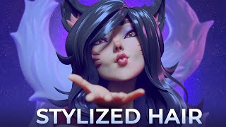 The Secrets to Stylized Hair - Ep 2 - Zbrush, Maya, Painter, Toolbag by hart 33,228 views 1 year ago 52 minutes