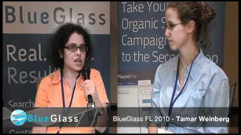 Tamar Weinberg interview BlueGlass FL 2010