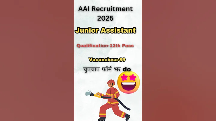 AAI Vacancy 2025 Fireman🤩 #aai  #airportauthorityofindia #shortsfeed #shortsvideo #shortsviral #yt