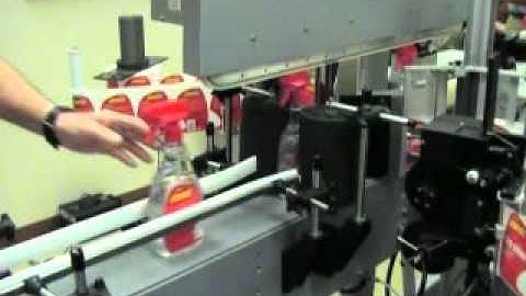 680SLE Automatic Front & Back Labeling for Spray Bottles