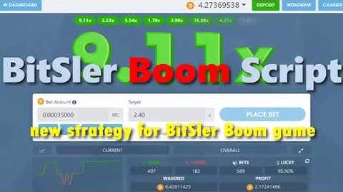 BitSler Script (Easy Method for BitSler Boom Game)
