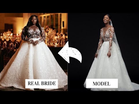 DANIELLE BROOKS'S WEDDING DRESS BY ALONUKO