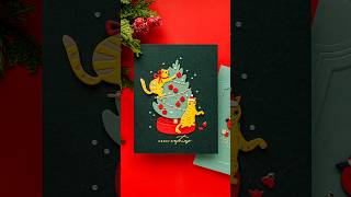 Every Christmas Tree Needs a Cat... Right? 😹🎄
Whats Christmas without a decorated tree... and at least one cat climbing it? 😹🎄
This holiday card features two playful kitties, a beautifully decorated Christmas tree, and one broken ornament for a scene every cat owner will recognize.
Created with my Christmas Cats collection for Spellbinders and inspired by my own two orange cats, Lucik and Lucia.
#cardmaking #christmascards #christmascats #spellbinders #papercrafting #diecutting #catlover #craftshorts #handmadecards Every Christmas Tree Needs a Cat... Right? 😹🎄