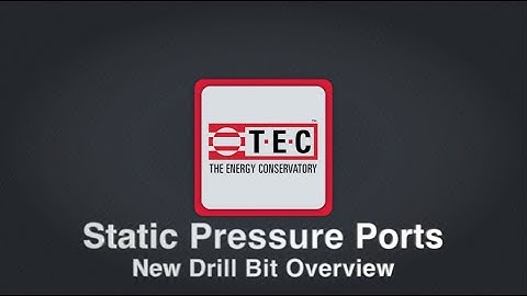 TEC New Static Pressure Drill Bit Overview