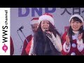大黒摩季、サンタ衣装の小学生とクリスマスソングを熱唱!<東京グレートサンタラン2019>