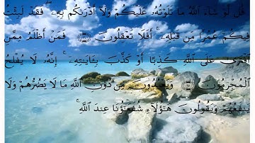سورة يونس الايات 12 الى 21