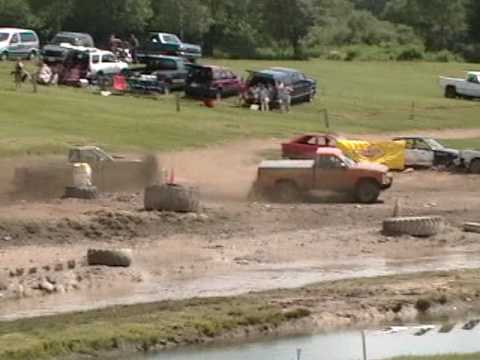 Great racing as Chevy vs Chevy at mud race.MOD