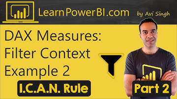 Power BI DAX Measures: Understanding Filter Context using SUMX Example (I.C.A.N. Rule) Part 2 of 2