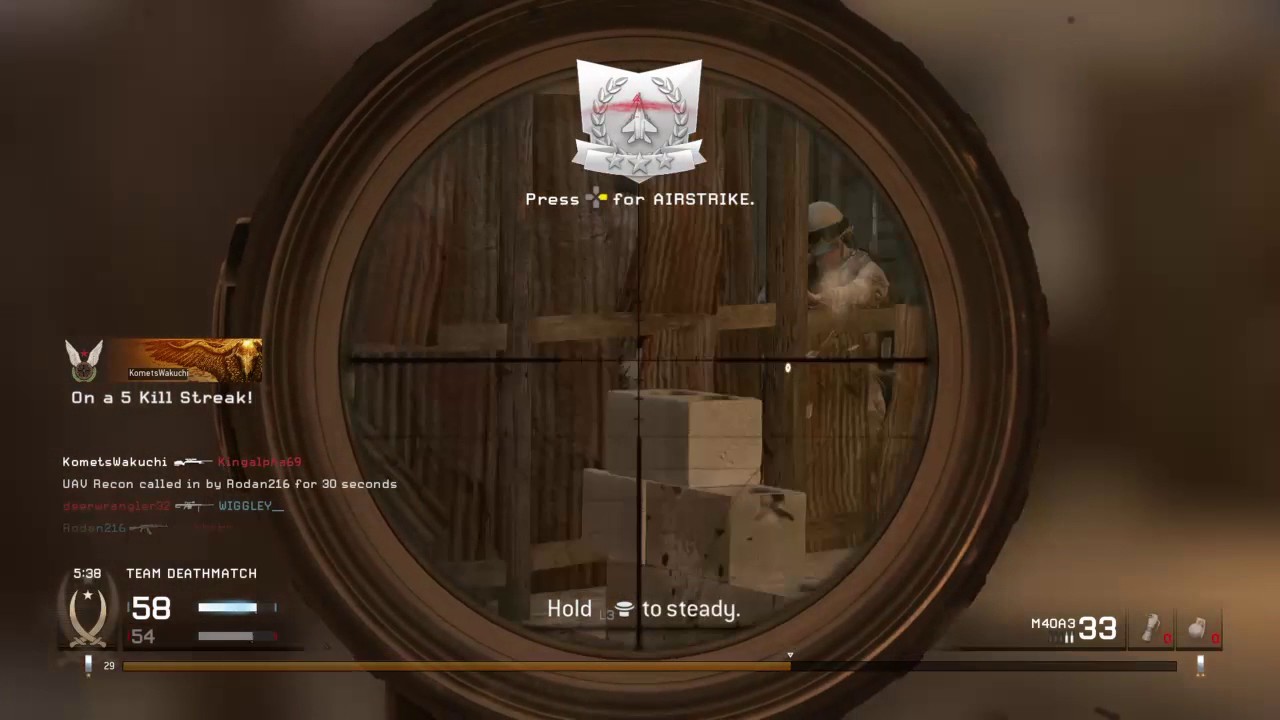 MWR quick killstreak