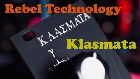 Klasmata Euclidean Voltage Controllable gate sequencer - demo and build