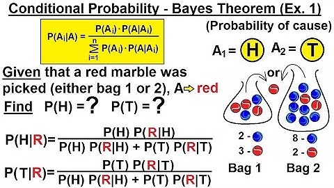 Probability & Statistics (61 of 62) Conditional Probability: Baye
